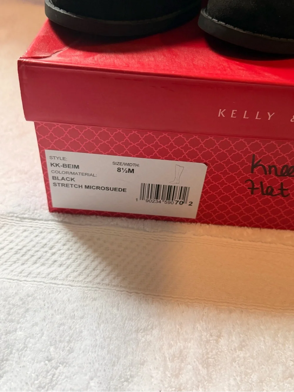 Kelly & Katie Black Over-the-Knee Suede Boots